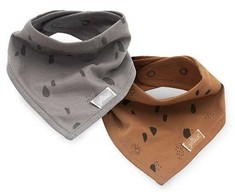 Jollein seilinukas Bandana Spot Storm pilkas/caramel