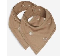 Jollein seilinukas Bib Bandana Stargaze Leaf Biscuit 2vnt