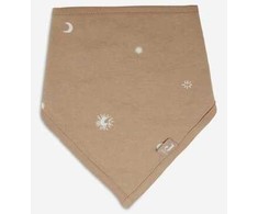 Jollein seilinukas Bib Bandana Stargaze Leaf Biscuit 2vnt