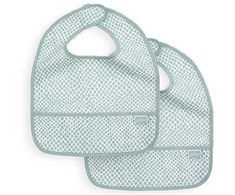 Jollein seilinukas Bib su kišene Snake Soft Žalias 2 vnt.
