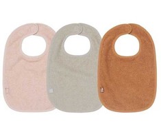 Jollein seilinukų rinkinys Terry pale pink/ nougat/ caramel (3 vnt.)