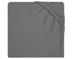 Jollein trikotažinė paklodė su guma Dark Pilkas 70x140 cm