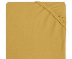 Jollein trikotažinė paklodė su guma Jersey Mustard 60x120