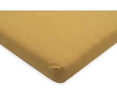 Jollein trikotažinė paklodė su guma Jersey Mustard 60x120