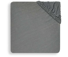 Jollein trikotažinė paklodė su guma Jersey Storm Pilkas 40x80 cm
