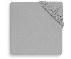 Jollein trikotažinė paklodė su guma Jersey Soft Pilkas 40x80 cm