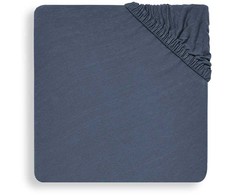 Jollein trikotažinė paklodė su guma Jersey Jeans Mėlyna 40x80 cm