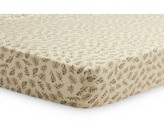 Jollein trikotažinė paklodė su guma Jersey 60x120cm Meadow Chestnut