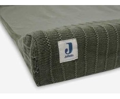 Jollein vystymo lentos užvalkas Pure Knit 50x70cm Leaf Žalias
