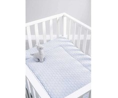 Jollein žaidimų kilimėlis Fancy Knit 80x100 cm. Baby Mėlyna
