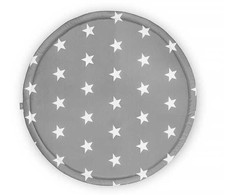 Jollein žaidimų kilimėlis Little Star 92cm. apvalus Dark Pilkas