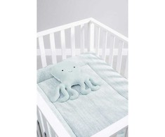 Jollein žaidimų kilimėlis Melange Knit 80x100 cm. Soft Žalias