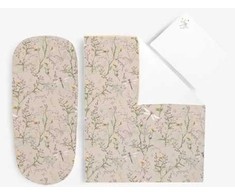 KikkaBoo Secret garden rusvai gelsvas pataliukai į vežimėlio lopšį 6 dalių