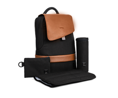 Moon Backpack mamos kuprinė Juodas/ruda