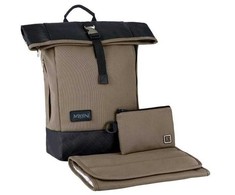 Moon mamos kuprinė Rolltop Moss Žalias