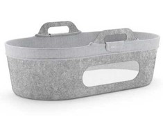 SnuzBaskit lopšys su stovu Dark Pilkas/Natural stand