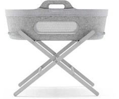 SnuzBaskit lopšys su stovu Light Pilkas/Dove stand