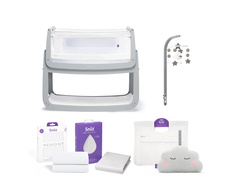 SnuzPod4 Bedside Crib Starter Bundle Dove