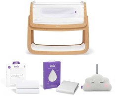 SnuzPod4 Crib lovytės / lopšiuko komplektas Natural