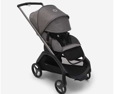 Sportinis vežimėlis Bugaboo Dragonfly Pilkas mélange/pilkas mélange/graphite frame