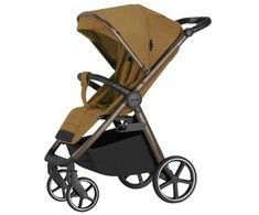 Sportinis vežimėlis Carrello Bravo SL Deluxe Caramel rusvai gelsvas