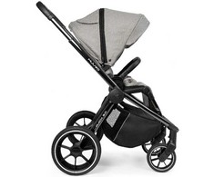 Sportinis vežimėlis Muuvo Quick 3.0 Steel Pilkas Chrome Juodas
