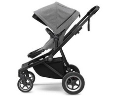 Sportinis vežimėlis Thule Sleek Gray Melange on juodas