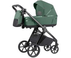 Universalus vežimėlio komplektas Carrello Omega Plus 2in1 Nova Žalias 6540/1