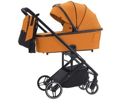 Universalus vežimėlio komplektas Carrello Alfa 2in1 Sunrise Oranžinis