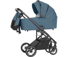 Universalus vežimėlio komplektas Carrello Alfa W 2in1 Indigo Mėlyna