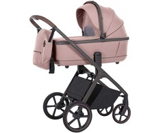 Universalus vežimėlio komplektas Carrello Vector 2in1 Cupcake rusvai gelsvas 6550