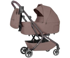 Universalus vežimėlio komplektas Carrello Magia 2in1 Glace Rožinė