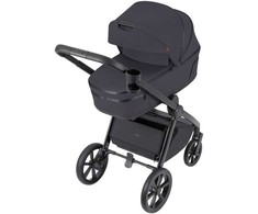 Universalus vežimėlio komplektas Carrello Omega Plus 2in1 Meteor Pilkas 6540/1