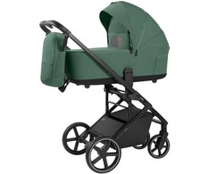 Universalus vežimėlio komplektas Carrello Alfa 2in1 Meadow Žalias 6522