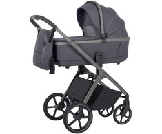 Universalus vežimėlio komplektas Carrello Vector 2in1 Landscape Pilkas 6550