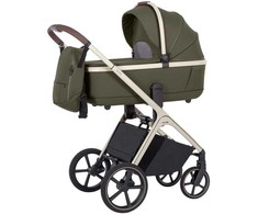 Universalus vežimėlio komplektas Carrello Vector 2in1 Deep Žalias 6550