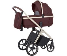 Universalus vežimėlio komplektas Carrello Vector 2in1 Sienna rusvai gelsvas 6550