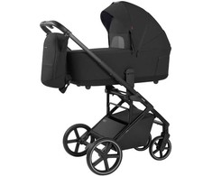 Universalus vežimėlio komplektas Carrello Alfa 2in1 Rock Juodas 6522