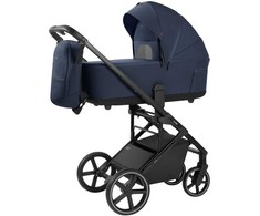Universalus vežimėlio komplektas Carrello Alfa 2in1 Denim Mėlyna 6522