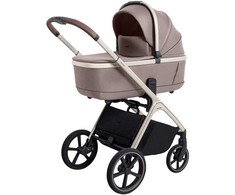 Universalus vežimėlio komplektas Carrello Vector 2in1 Rock rusvai gelsvas 6550