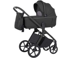 Universalus vežimėlio komplektas Carrello Vector 2in1 Magnet Juodas 6550