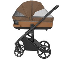 Universalus vežimėlio komplektas Carrello Alfa 2in1 Honey rusvai gelsvas 6522
