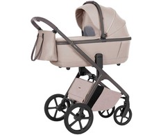 Universalus vežimėlio komplektas Carrello Vector 2in1 Angora rusvai gelsvas 6552