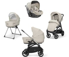 Universalus vežimėlio komplektas Inglesina Aptica 4in1 Cashmere rusvai gelsvas
