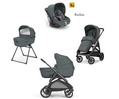 Universalus vežimėlio komplektas Inglesina Aptica 4in1 Emerald Žalias + Darwin Infant Recline 0-13 kg