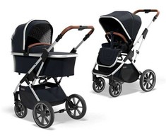 Universalus vežimėlio komplektas Moon ROCCA 2 in 1 Navy