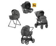 Inglesina Universalus vežimėlis 4in1 Aptica XT charcoal pilkas