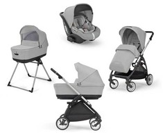 Inglesina Universalus vežimėlis 4in1 ELECTA - Greenwich Sidabrinis