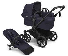 Universalus vežimėlis Bugaboo Donkey 6 MONO 2in1 Deep indigo/Deep indigo/juodas frame