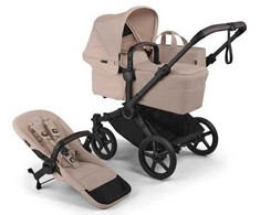 Universalus vežimėlis Bugaboo Donkey 6 MONO 2in1 Desert taupe/Desert taupe/juodas frame